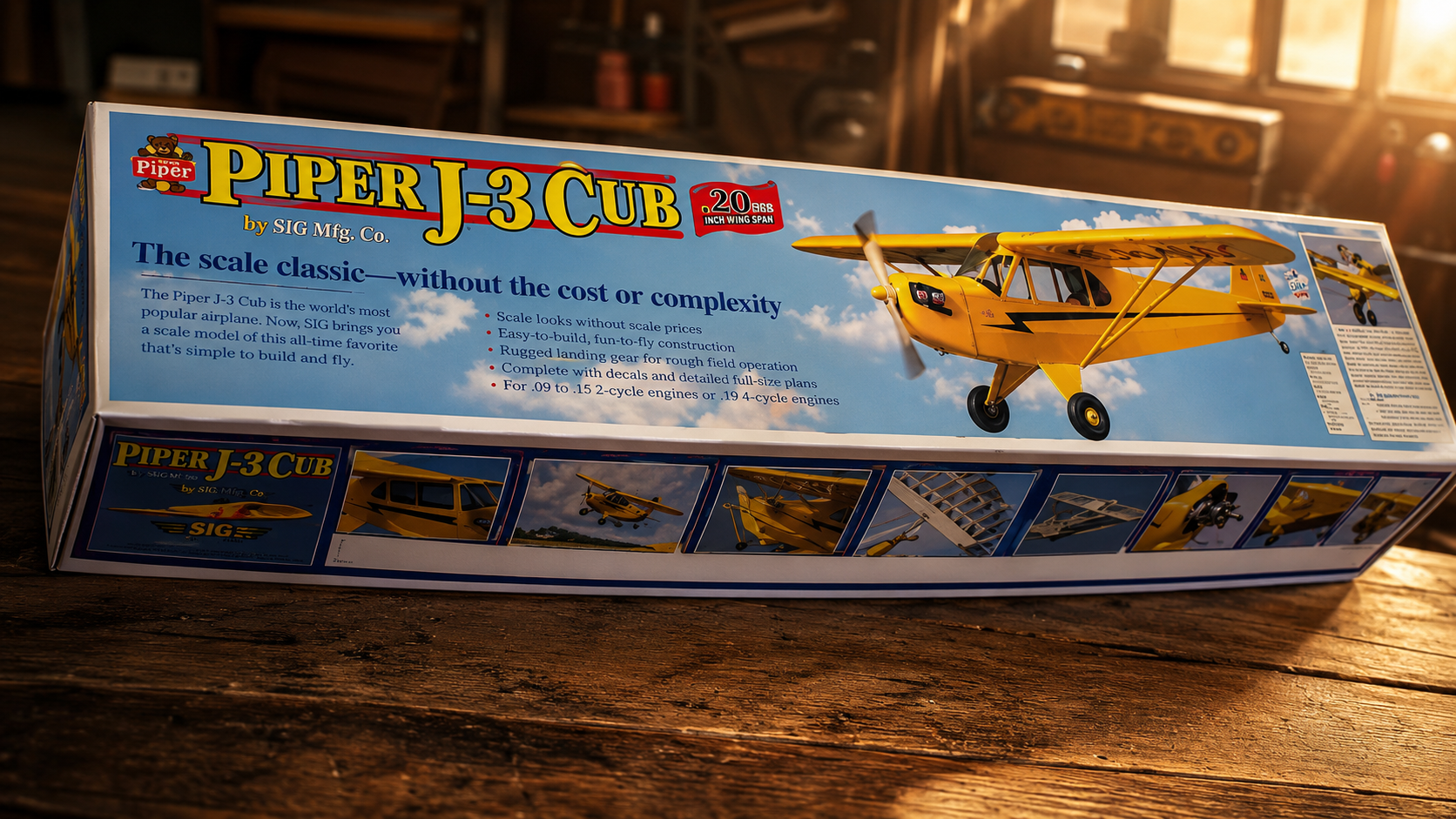 Great Planes Piper J-3 Cub box