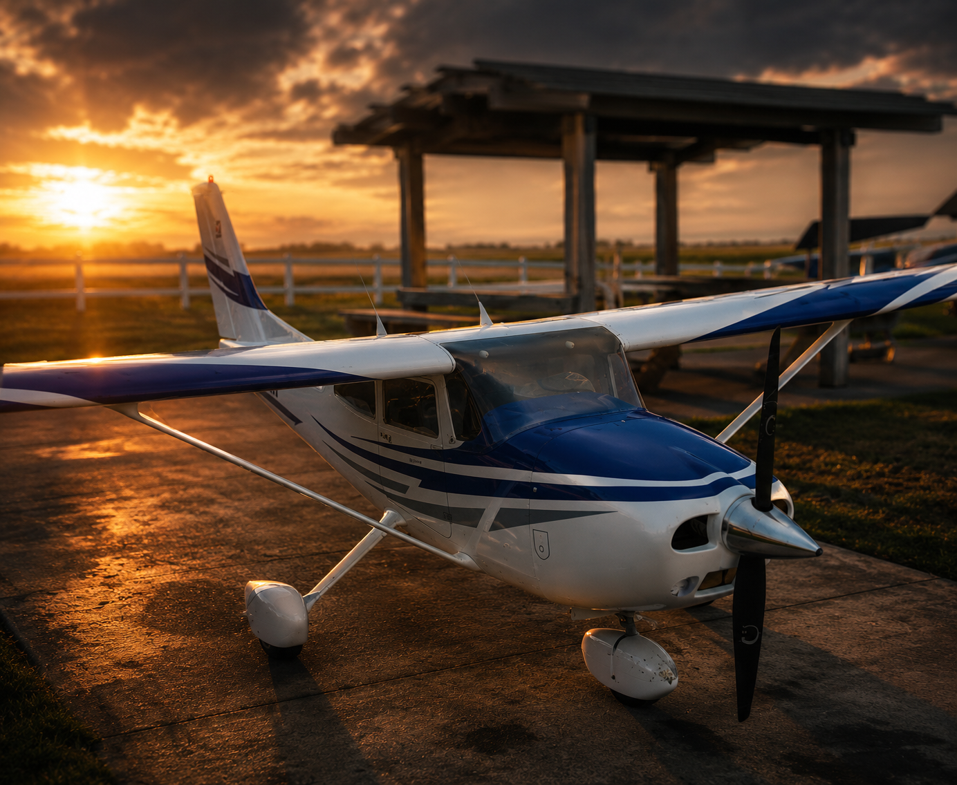 Top Flite Cessna 182 Skylane layout
